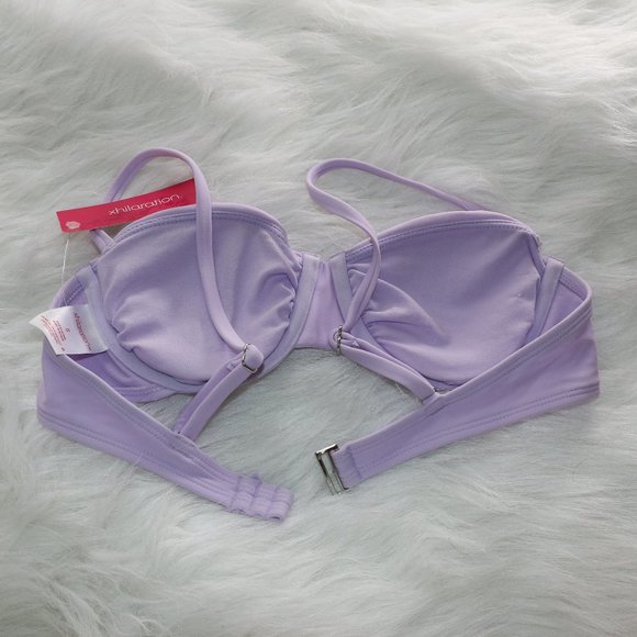 Xhilaration Light Purple Bikini Top - Removable Padding, Adjustable Straps, NWT, - Picture 5 of 9